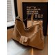 thumbnail image 4 of Bolso de ante de gran capacidad retro de otoño/invierno para mujer, nuevo bolso cruzado de moda, bolso de hombro tipo cubo, 2023, 4 of 5