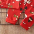 thumbnail image 5 of TOWED22 Winter Outfit for Infant Toddler Long Sleeve Print Round Neck T-Shirt Fleece Pants 2Pcs Warm Clothes Set(Watermelon Red,3-4 Y), 5 of 6