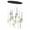 Black/Brass Anodized Aluminum, variant on Eurofase Lighting - Barletta - 68W 12 LED Chandelier in Posh & Luxe Modern Style