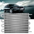 thumbnail image 4 of Transmission Oil Cooler, Engine Oil Coolers Kit 8 Row Aluminum Alloy  For Cars, 4 of 8