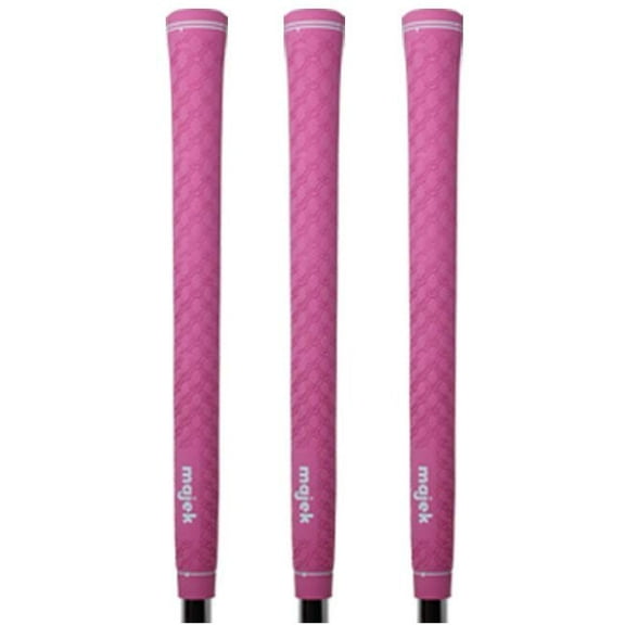 3 Majek Ladies Tour Pro Pink Undersize Golf Grips
