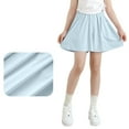 thumbnail image 2 of RUTAYY Children Girls Summer Short Skirt Casual A Line Skirt With Elastic Waist Sports Tennis Fall Comfortable Stretchable Fashion Skirt, Blue, 9-10 Years, 2 of 4