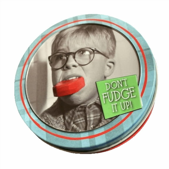 Boston America Christmas Story Fudge it Up Sour Cherry Soap Candies Tin, 1.2 Oz