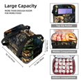 thumbnail image 3 of Owt Double Layered Insulated Lunch Bag with Two Compartments and Large Capacity - 7.1x11.4x16.1 Inches Hand-Carry Refrigerated Meal Bag, 3 of 6