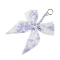 thumbnail image 5 of Unique Bargains 1 Pc Trendy Bow Scarf Letter T Handbag Charm Decorative Keychain Blue Purple, 5 of 5