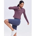 thumbnail image 6 of Pinspark Woman Slim Fit Workout Running Jackets Fitness Athletic Yoga Jacket Golf Sport Jacket Full Zip Training Active Tops with Zipper Pockets, 6 of 8