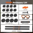 thumbnail image 2 of FED Fitness Adjustable Dumbbell Set,90lb Free Weight Set with Connector Bar,5 in 1 Workout Gear with Dumbbell,Kettlebell,Barbell,Push up Handle,Weight Plate,for Home Gym Fitness Exercise, 2 of 8