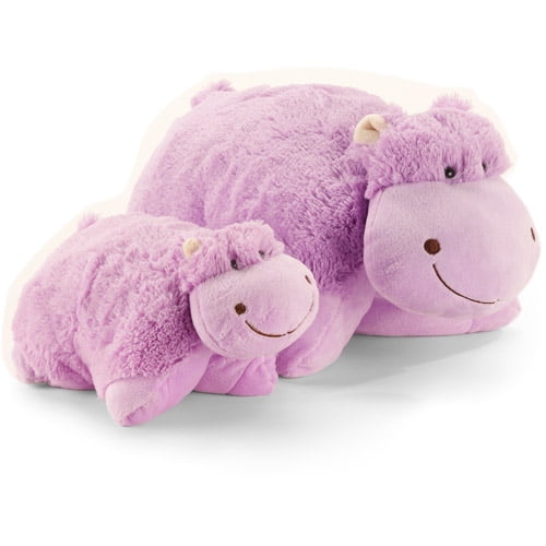 pink hippo pillow pet