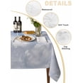 thumbnail image 2 of Clouds Table Cloth, Blue White Sky Natural Landscape Waterproof Tablecloth for Rectangle Tables, Reusable Washable Fabric Table Cover for Restaurant Kitchen Dining Tables 54"x108", 2 of 6