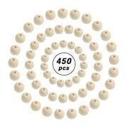 Superise 450Pcs Wood Beads for Crafts, 3sizes Unfinished Natural Wooden Bead, Round Spacer Loose Wood Beads for DIY Crafting Making - 10mm/12mm/14mm?