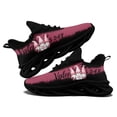 thumbnail image 2 of Coolcustomize Men's Warm Plush Lining Sneakers, Romantic "Happy Valentine's Day" Design, Comfort Lightweight Wide Fit Runing Shoes, Fabric Upper, EVA Sole, Lace Closure Trainers, Couple Sport Shoes, 2 of 10