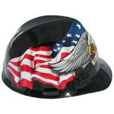 MSA Safety 10079479 Freedom Series V-Gard Protective Cap - American Eagle