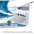 thumbnail image 2 of Portable Washing Machine, Mini Sink Dishwasher, Ultrasonic Washer for Clothes and Dishes, Rechargeable Cleaning Machine for RV, Apartment, Camping, Traveling, Business Trip (Green), 2 of 8