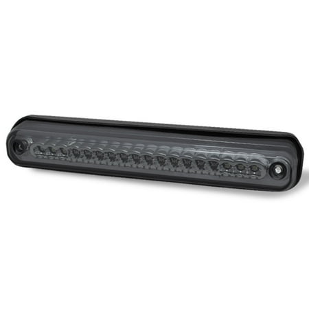 Pickup Led Third Brake Light - Fit Smoked 1994-1999 2000 C10 C/K 1500 2500 3500 Pickup Full LED 3Rd Brake Light