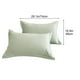 thumbnail image 3 of Juego de 2 Fundas de Almohada de Punto | Poliéster Lavable con Cremallera Oculta | Fundas de Almohada Decorativas Suaves para Dormitorio, Sala de Estar y Dormitorio, 3 of 6