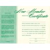 Certificate-New Member Instruction (Parchment) (8-1/2 X 11 ) (Pack Of 6)