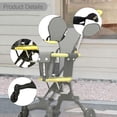 thumbnail image 6 of Baby Stroller Pushchair Infant Pram Stable Four Wheel Design for Family Outdoor Travel and Vacation, 6 of 9