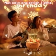 thumbnail image 6 of REZUOFI 1 Pcs Wanhuo Music Box Projector Lamp with Rotating Starry Sky Galaxy Night Light Projection for Bedroom Home Decor Ambient Lighting and Relaxation, 6 of 8