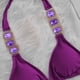 thumbnail image 2 of TaTaai Patchwork Strap Bikini for Women, Crystal Embellished Swimsuit Set, Elegant Two Piece Beach Vacation Wear with Glittering Details, Solid Color Style Gift, 2 of 8