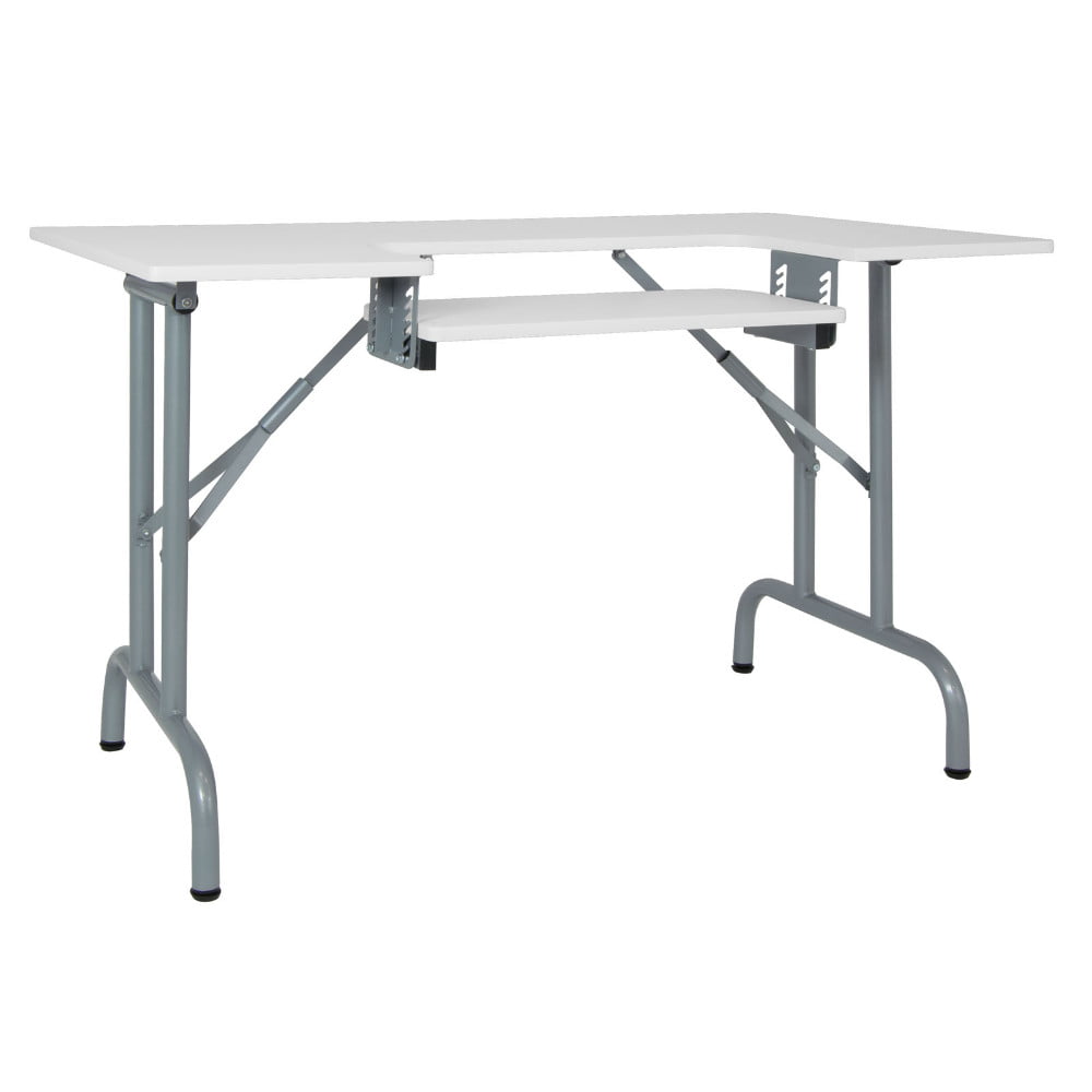 Cutting and Craft Table w/Lift White Steel Arrow 601 Gidget Portable Sewing 