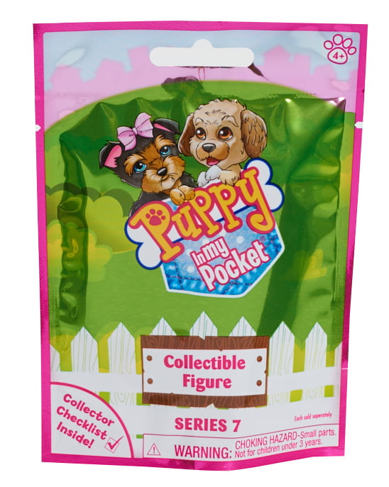 2x Lot Puppy In My Pocket Series 9 Blue & Pink Carriers New SEALED 