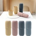 thumbnail image 7 of Silicone Makeup Brush Holder, Travel Makeup Brush Case, Soft Portable Makeup Bag Cosmetic Pouch, Anti-Fall Out Cover, Waterproof, Travel Essentials, 2.8×6.7 Inch Face Brushes Holder,Coffee, 7 of 7