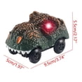 thumbnail image 3 of Coche eléctrico de juguete HUOGUO, dinosaurio brillante con 3 luces LED, 3 of 5