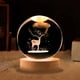 thumbnail image 5 of Lámpara de cielo estrellado luminoso, un ciervo te tiene, lámpara de ambiente de proyección de luz nocturna de bola de cristal, regalo creativo, nuevo regalo pequeño extraño, 5 of 6