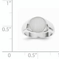 thumbnail image 5 of Bague Chevalière en Or Blanc 14K, 5 of 5