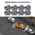 thumbnail image 3 of Happy Date Car Reverse Backup Radar System with 4 Parking Sensors, Parktronic Rear Distance Detection Kit, Voice Warning Sound Assistant LCD Monitor, 3 of 9