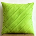 thumbnail image 3 of The HomeCentric Pillow Case Custom, Lime Green Pillow Shams, Textured Pintucks Solid Color Pillow Sham, Pack of 2, 24x24 inch (60x60 cm) Pillow Sham, Square Faux Suede Pillow Sham Easter - Lime, 3 of 3