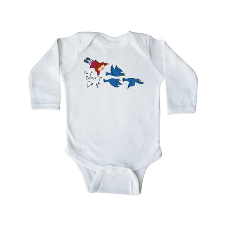 

Inktastic Cordelia with Birds: See it Believe it Do it. Gift Baby Boy or Baby Girl Long Sleeve Bodysuit