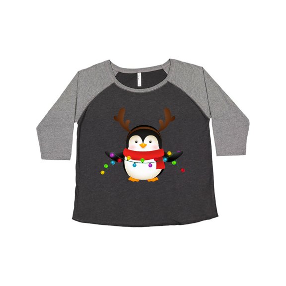 Inktastic Penguin Xmas Women's Plus Size T-Shirt