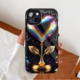 thumbnail image 2 of Luxury Heart-Shaped Rainbow Phone Case for Holiday Gift Lovers & Style Enthusiasts, Durable Shockproof Design with Glossy Finish - Compatible with iPhone 11/12/13/14/15/16 (Pro Max/Plus), 2 of 9