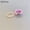 4, variant on 2PCS/Set Candy Color Resin Finger Ring Cute Sweet Simple Ring Fashion Jewelry-5