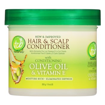 TCB Naturals Conditioner Hair & Scalp Olive Oil & -E Jar, 10 Ounce