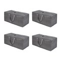 thumbnail image 1 of de 4 bolsas de mudanza extra grandes, almacenamiento de ropa, bolsas de lavandería gris, 1 of 3