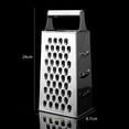 thumbnail image 2 of Efficient Grating Grater, Non-Slip Base Stainless Steel 4-Sided Grater With Sharp Blades, Perfect For Various Foods, Compact Tower Design For Space Saving, Ideal For Cooking Lovers, 2 of 5