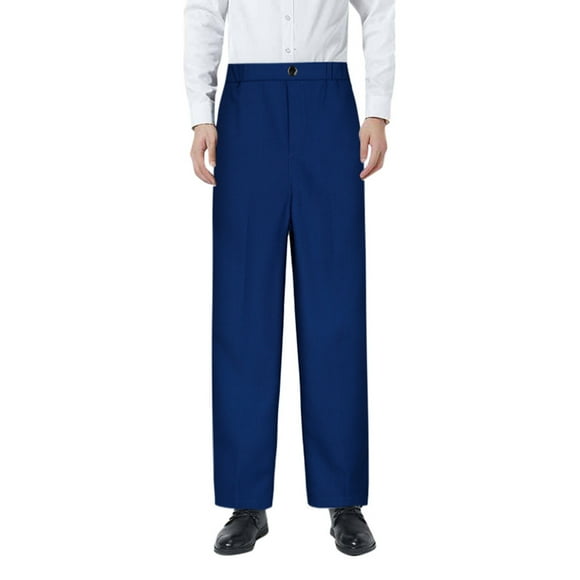Zhuashum Baseball Pants Youth Boys 6-7 Years Flat Front Dress Pants Adjustable Waist Front Pockets Straight Leg Fit Pants Casual Daily Wear Bu2