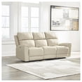 thumbnail image 2 of Signature Design by Ashley Dahlmoore Beige Power Reclining Sofa, 2 of 8