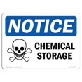 thumbnail image 1 of SignMission OS-NS-A-1824-L-10571 18 x 24 in. OSHA Notice Sign - Chemical Storage, 1 of 1
