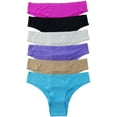 thumbnail image 1 of Iheyi 12 Pieces Lowrise Seamless No Show No Line Laser Cut Boyshorts Panty S/M/L/XL (Large), 1 of 3