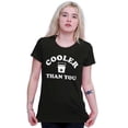 thumbnail image 3 of Funny er Than You Pun Sarcastic Joke Womens Fitted Plus Size Graphic Tee Brisco Brands 2X, 3 of 5