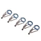 thumbnail image 2 of Kit de reparación de caña de pescar kusrkot 2X 5 uds Acero inoxidable tapas Anillos guías, 2 of 8