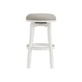 thumbnail image 2 of Alaterre Furniture Ellie Backless Bar Height Wood Stool, White, 2 of 6
