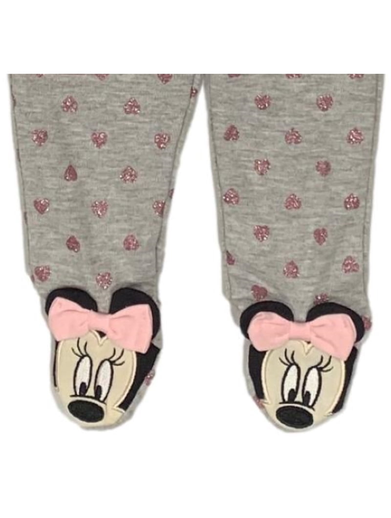 Disney Minnie Mouse 3 Piece Bodysuit and Pants Layette Set (Baby Girls)