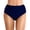 RR Navy, variant on Womens High Waist Period Friendly Triangle Bikini Bottoms Ruched Tummy Control Swimsuit Bottom XXL