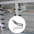 thumbnail image 5 of 10pcs Shelf Bracket Clips Stainless Shelf Supports Clips Pilaster Shelf Pegs, 5 of 6