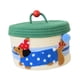 thumbnail image 3 of Cesta de almacenamiento de cuerda de algodón, cesta de escritorio para perros, artesanías, elegante organizador tejido a mano con tapa para escritorio Estilo B, 3 of 8