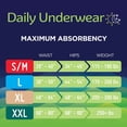 thumbnail image 5 of Prevail Daily Underwear Disposable Underwear Pull On with Tear Away Seams 2X-Large, PV-517, Maximum, 12 Ct, 5 of 11